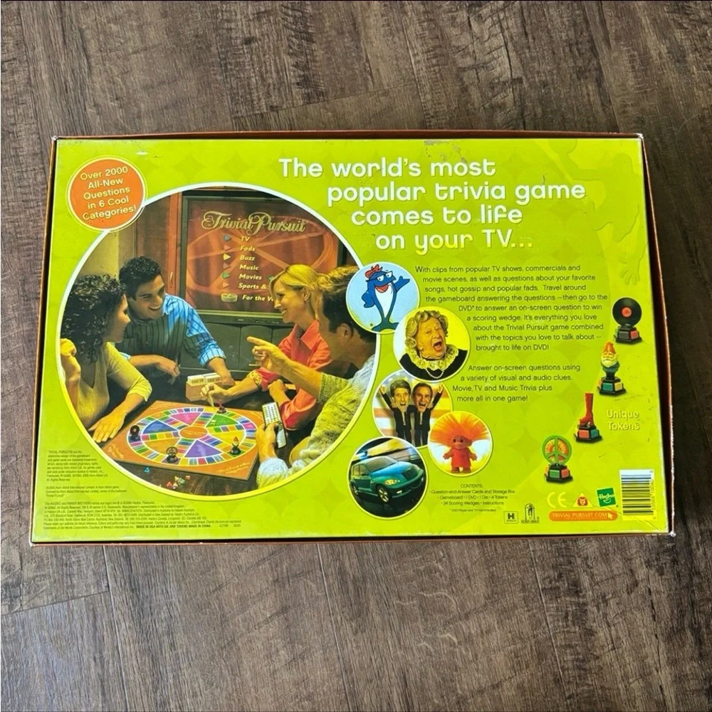Trivial Pursuit - Dvd Pop Culture 2Nd Edition Board Game